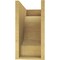 Ekena Millwork 8"W x 16"D x 16"H Classic Newport Rough Cedar Woodgrain TimberThane Corbel, Primed Tan CORUR08X16X16NEWRCPR - alternate 4